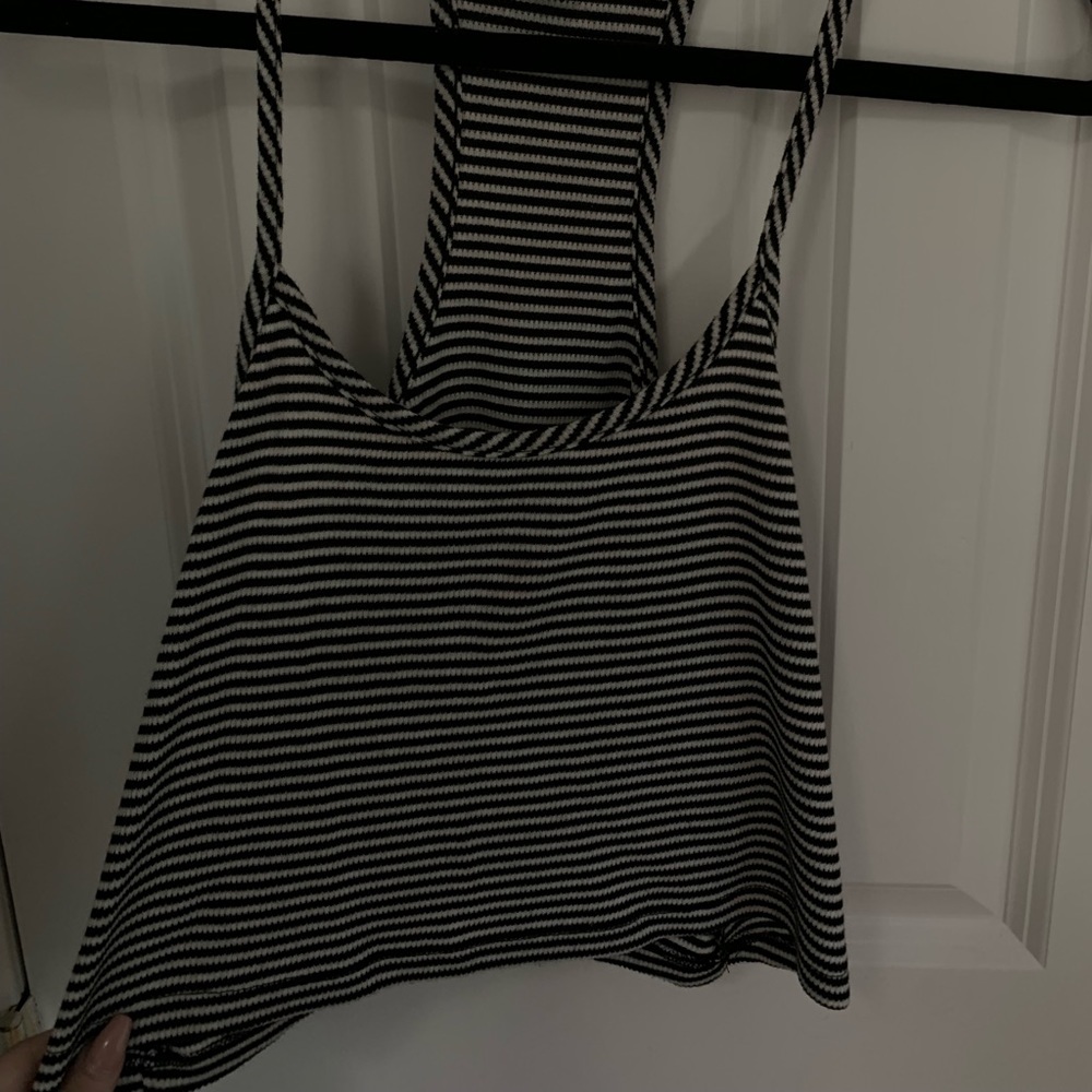Crop stripe tank